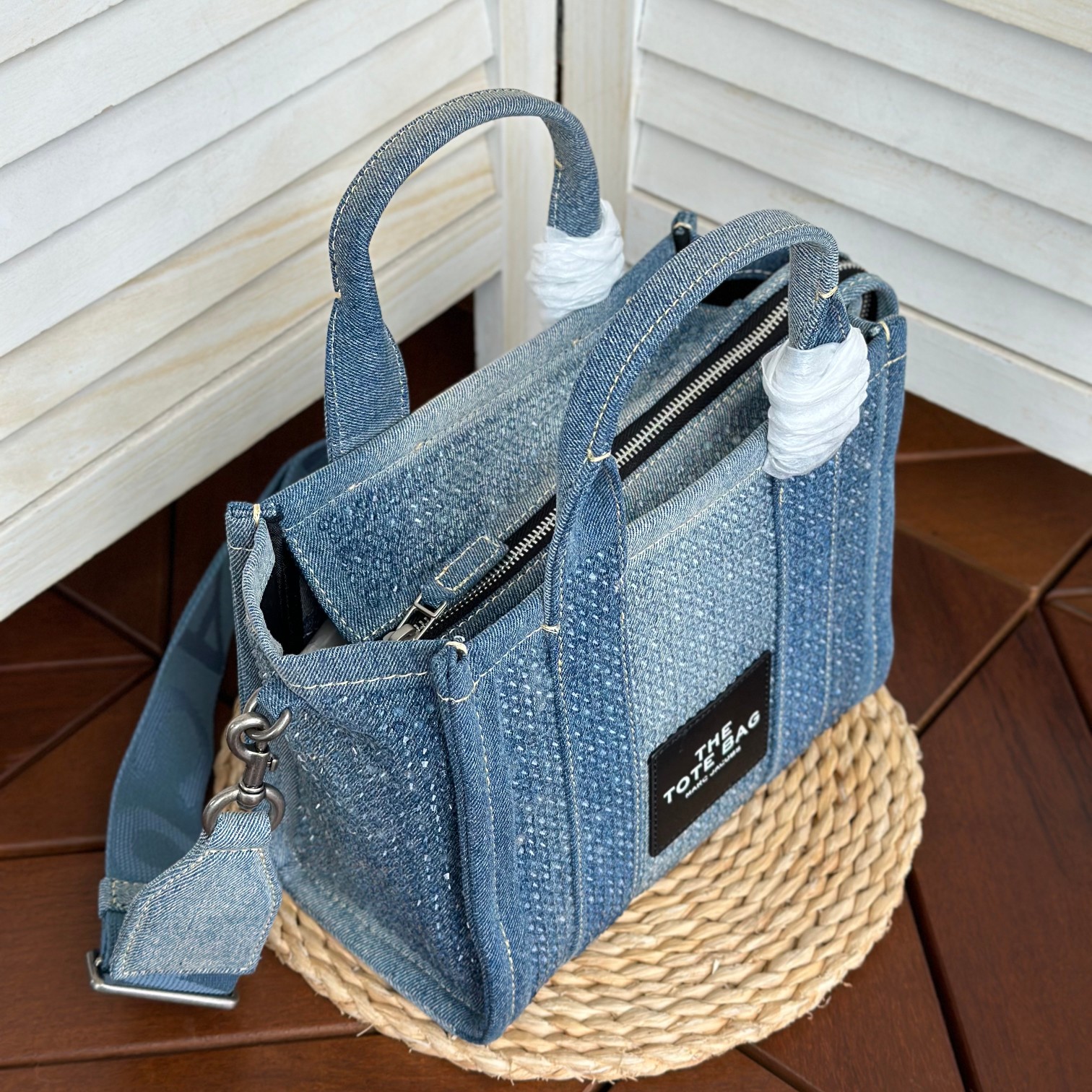 Marc Jacobs ～新款牛仔布镶钻迷你号26cm