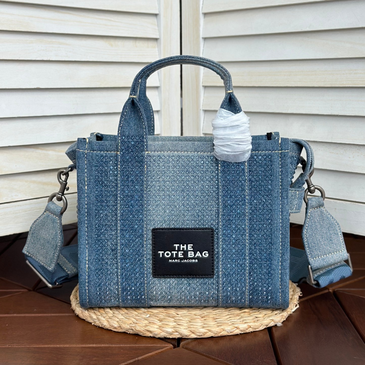 Marc Jacobs ～新款牛仔布镶钻迷你号26cm