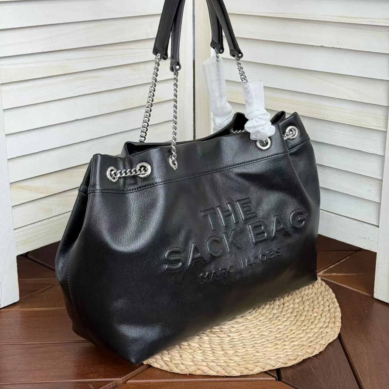 Marc Jacobs ～2025新款the sack bag链条包大号黑色