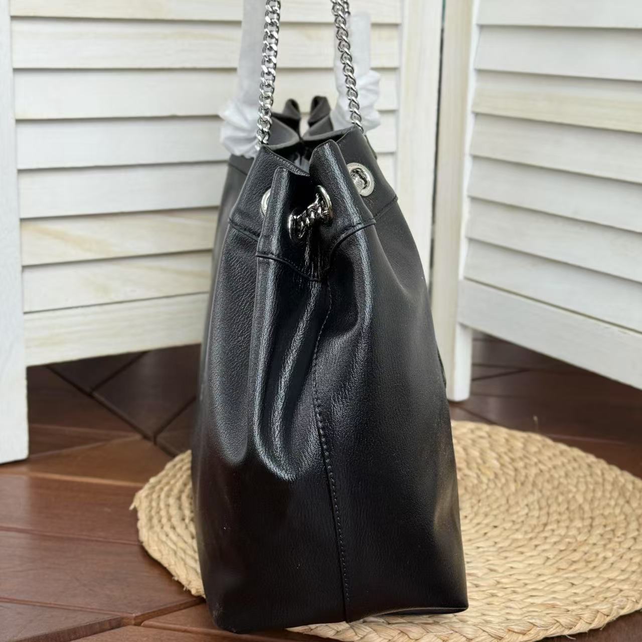Marc Jacobs ～2025新款the sack bag链条包大号黑色