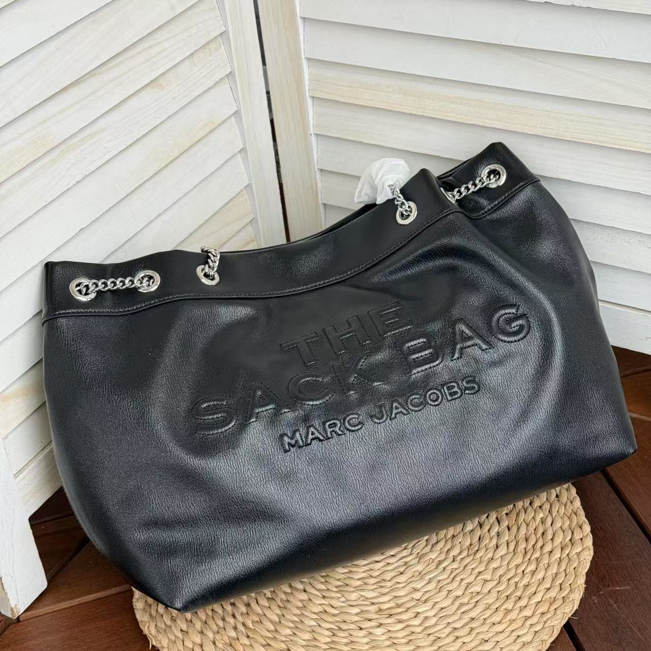 Marc Jacobs ～2025新款the sack bag链条包大号黑色