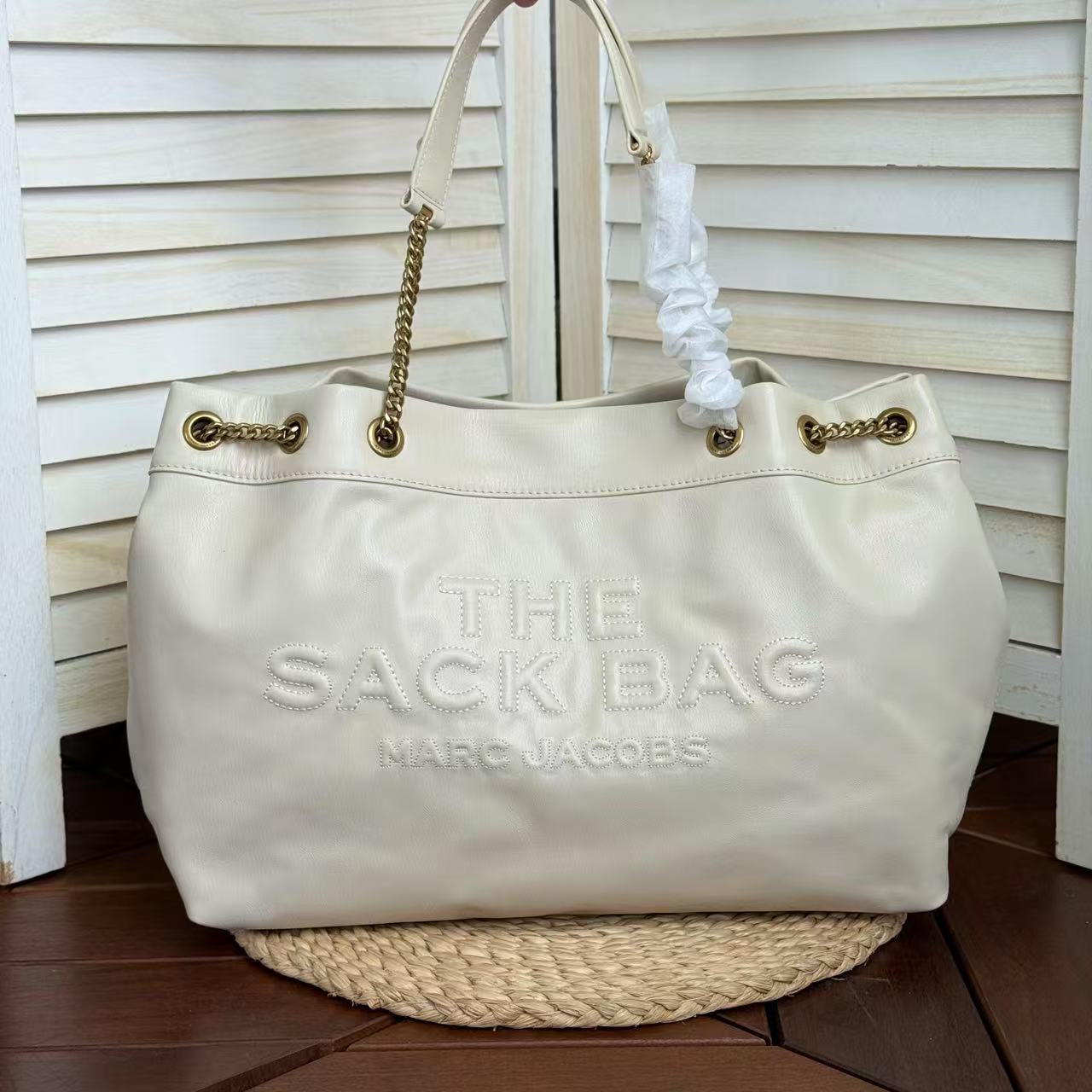 Marc Jacobs ～2025新款the sack bag链条包大号白色