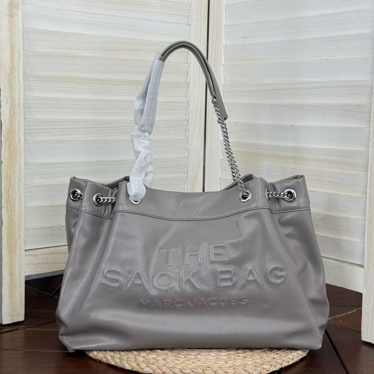 Marc Jacobs ～2025新款the sack bag链条包大号灰色