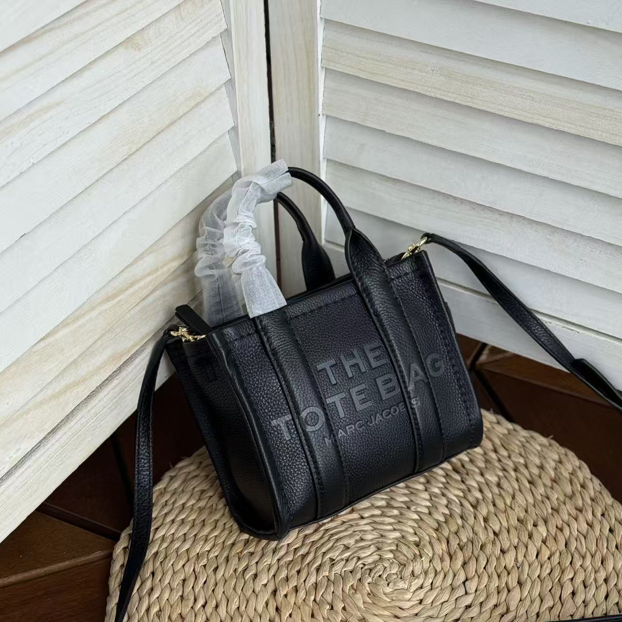 Marc Jacobs ～托特皮超迷你18cm 黑色