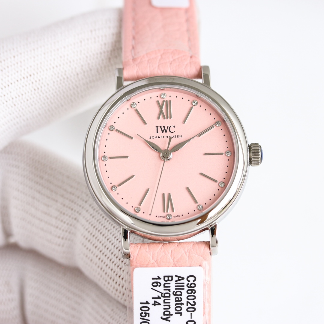 IWC Mandarin 34mm Steel Watch with South African Diamond – Unified 2990