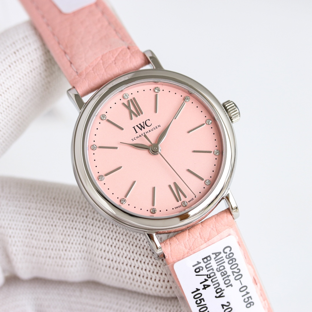 IWC Mandarin 34mm Steel Watch with South African Diamond – Unified 2990 - 图片 2