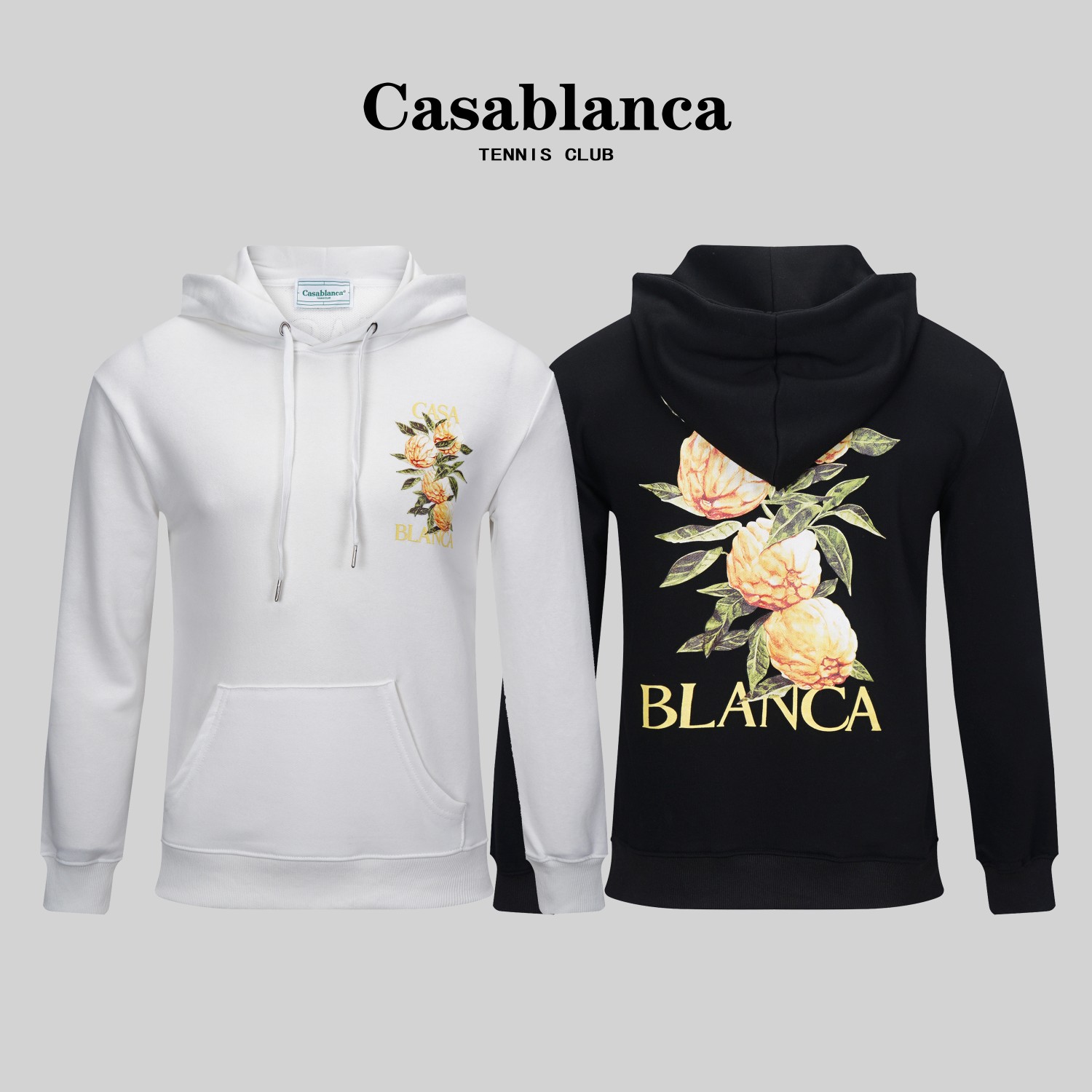 C559 # Casablanca*Nueva sudadera con capucha de Casablanca 2023 otoño/invierno, con 320 g de algodón puro de …