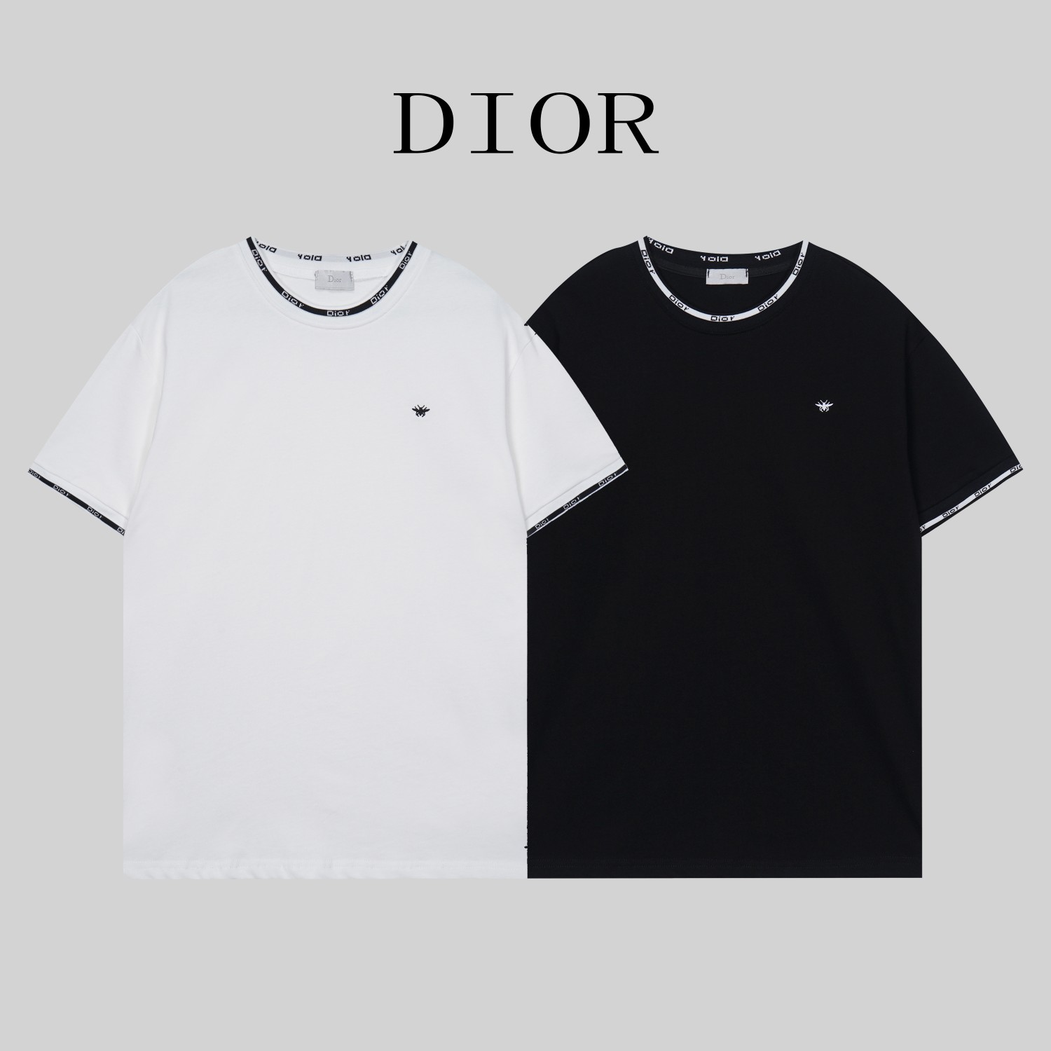 G1068 Nueva camiseta de otoño e invierno de doble hilo de alta calidad #DIOR * Dior's 2023, confeccionada con 260 gramo…