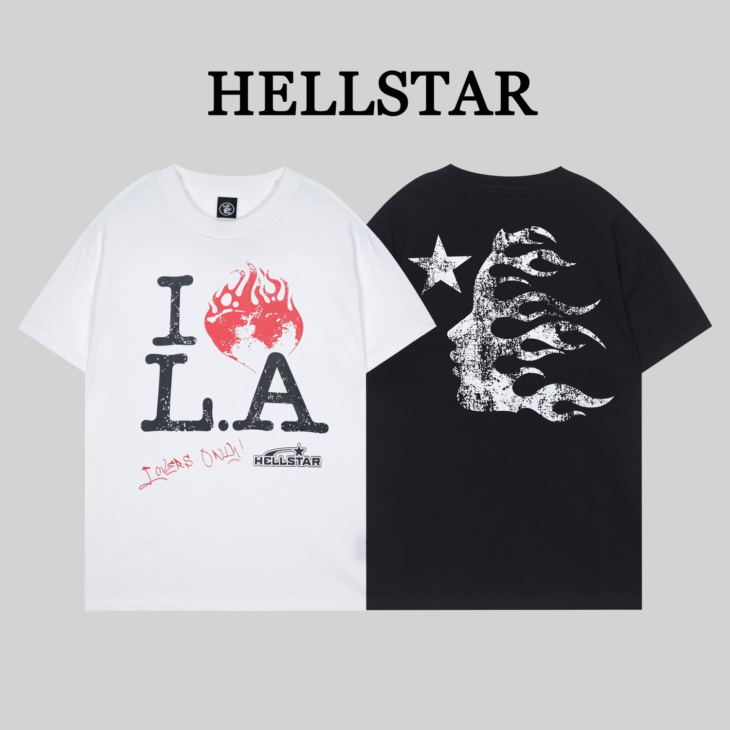 G1093 doble hilo de alta calidad# Hellstar*Estrella del Infierno//Camiseta nueva de primavera 2024, confeccio…