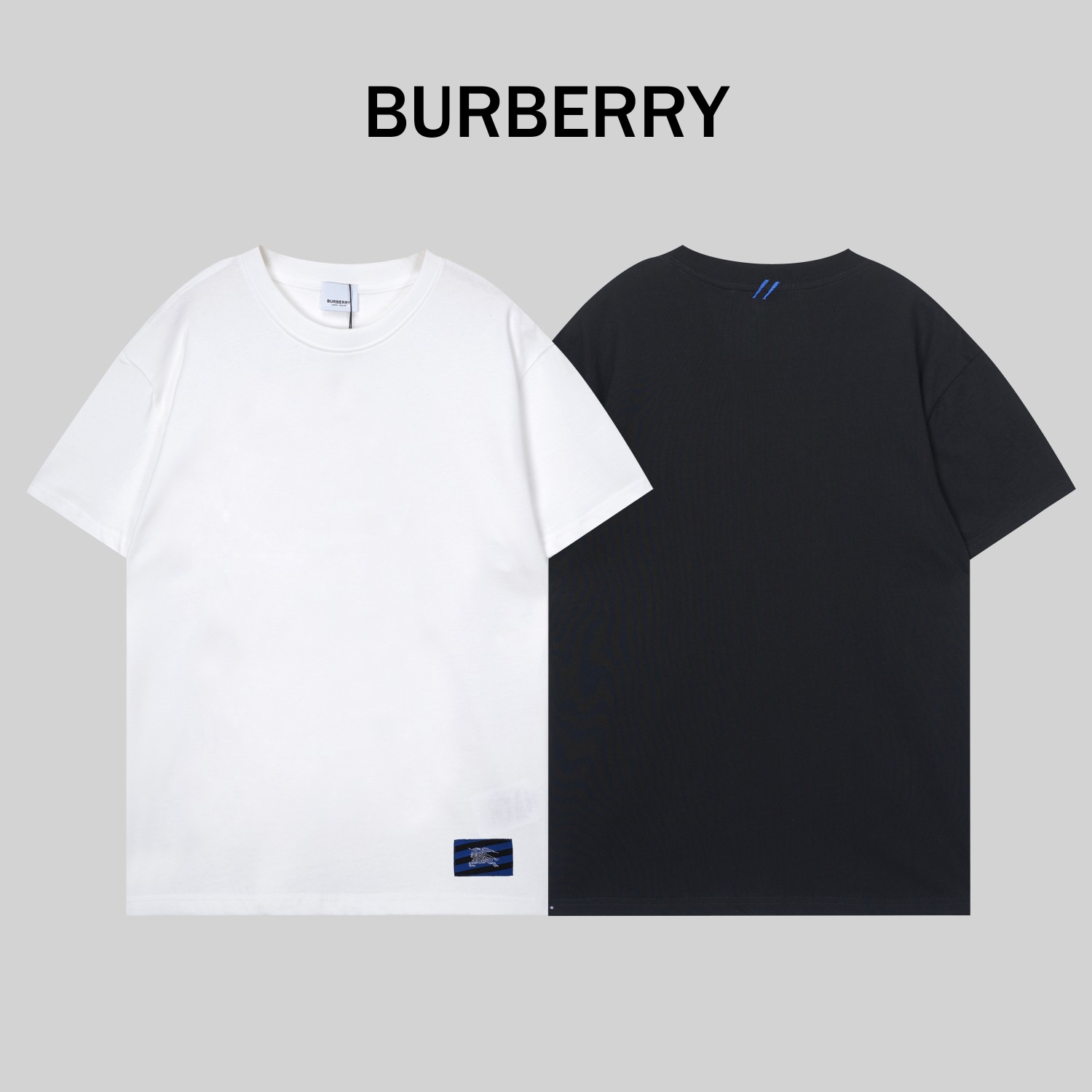 G1100 alta calidad doble hilo #BURBERRY*Burberry 2024 primavera temprana nuevo estilo camiseta, utilizando tela de algo…