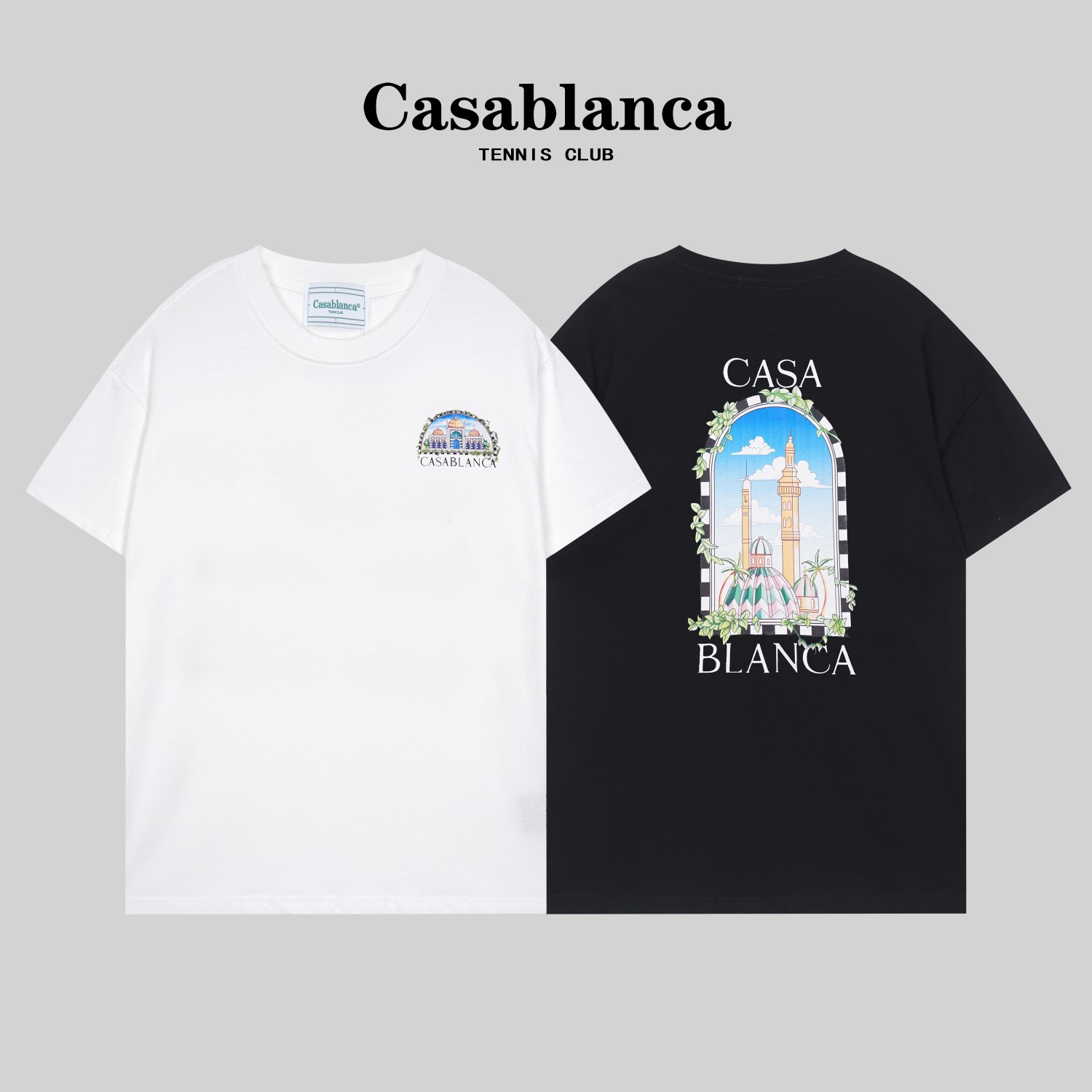 G1113 Camiseta de alta calidad de doble hilo # Casablanca * Casablanca nuevo estilo de primavera temprana 202…