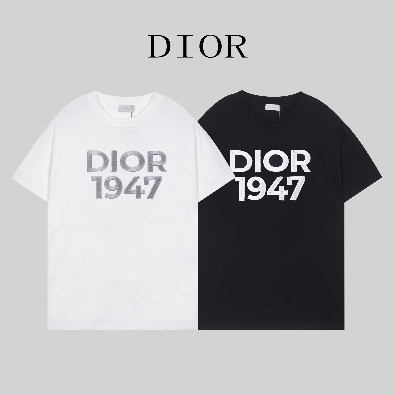G1117 hilo doble de alta calidad #DIOR* Nueva camiseta de principios de verano 2024 de Dior, confeccionada con 260 gram…
