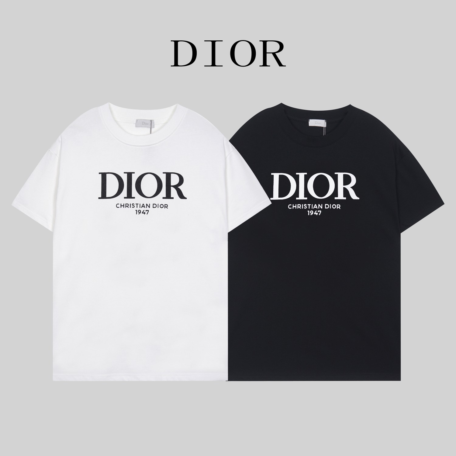 G1121 hilo doble de alta calidad #DIOR* Nueva camiseta de principios de verano 2024 de Dior, confeccionada con 260 gram…