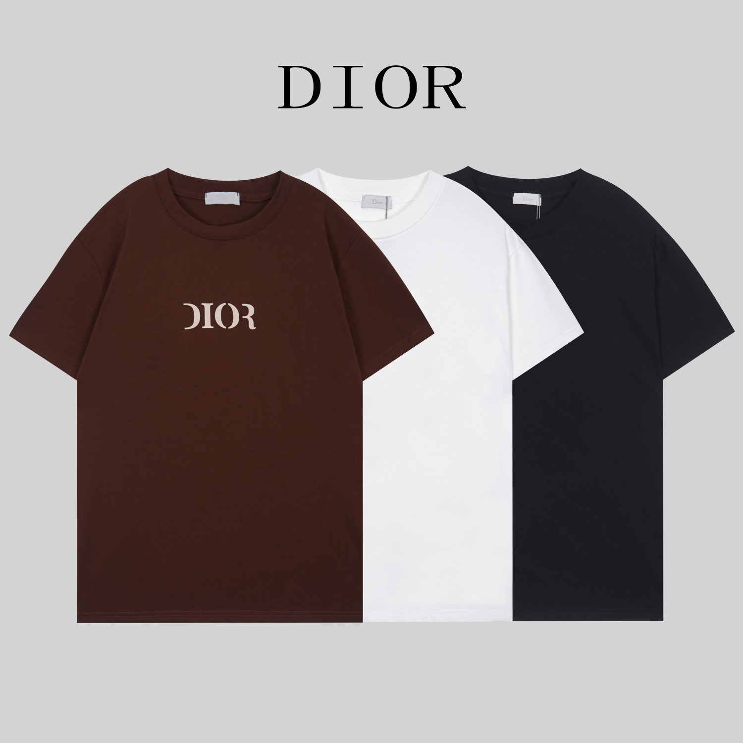 G1123 hilo doble de alta calidad #DIOR* Nueva camiseta de principios de verano 2024 de Dior, confeccionada con 260 gram…
