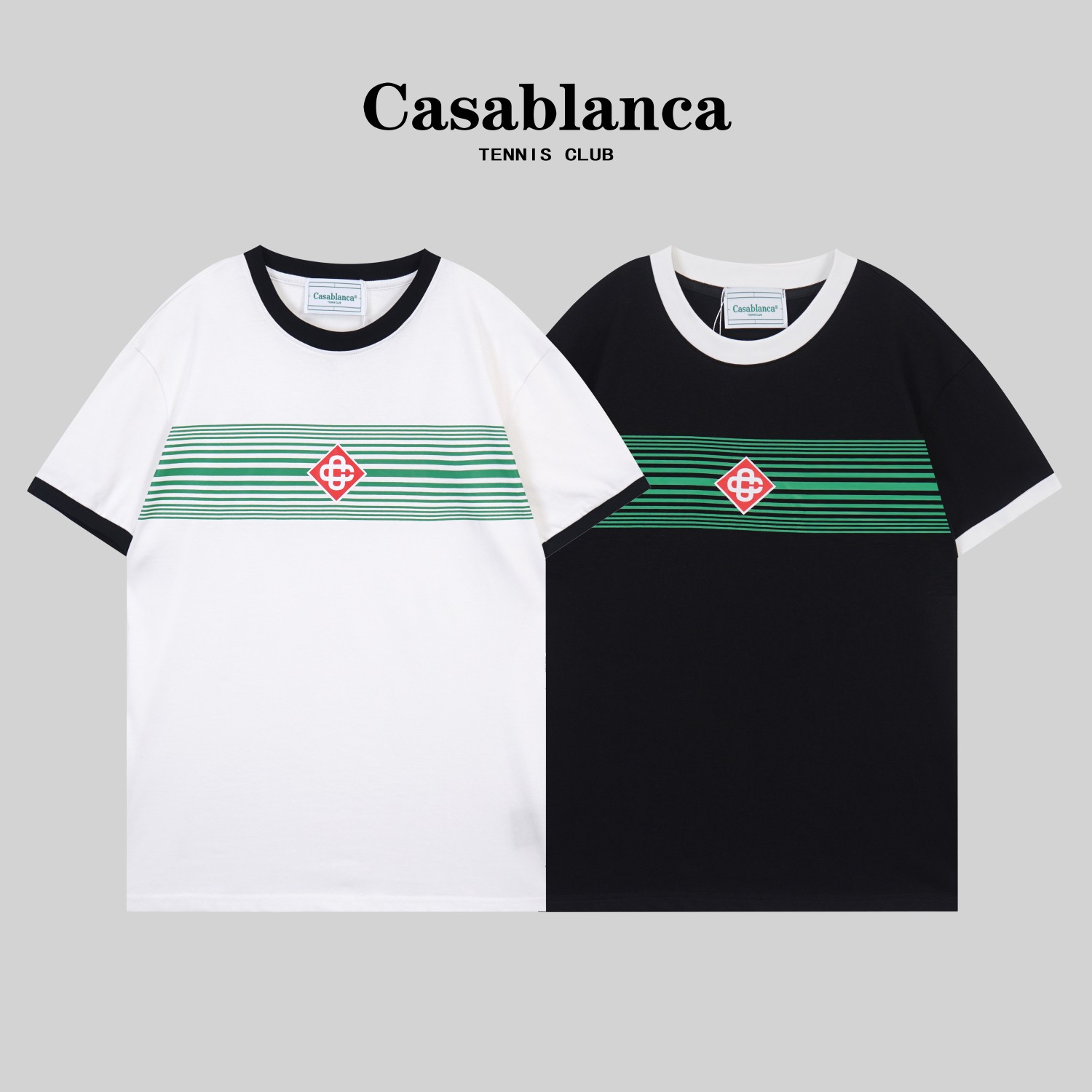 G1130 Camiseta de alta calidad de doble hilo # Casablanca * Casablanca nuevo estilo de principios de verano 2…