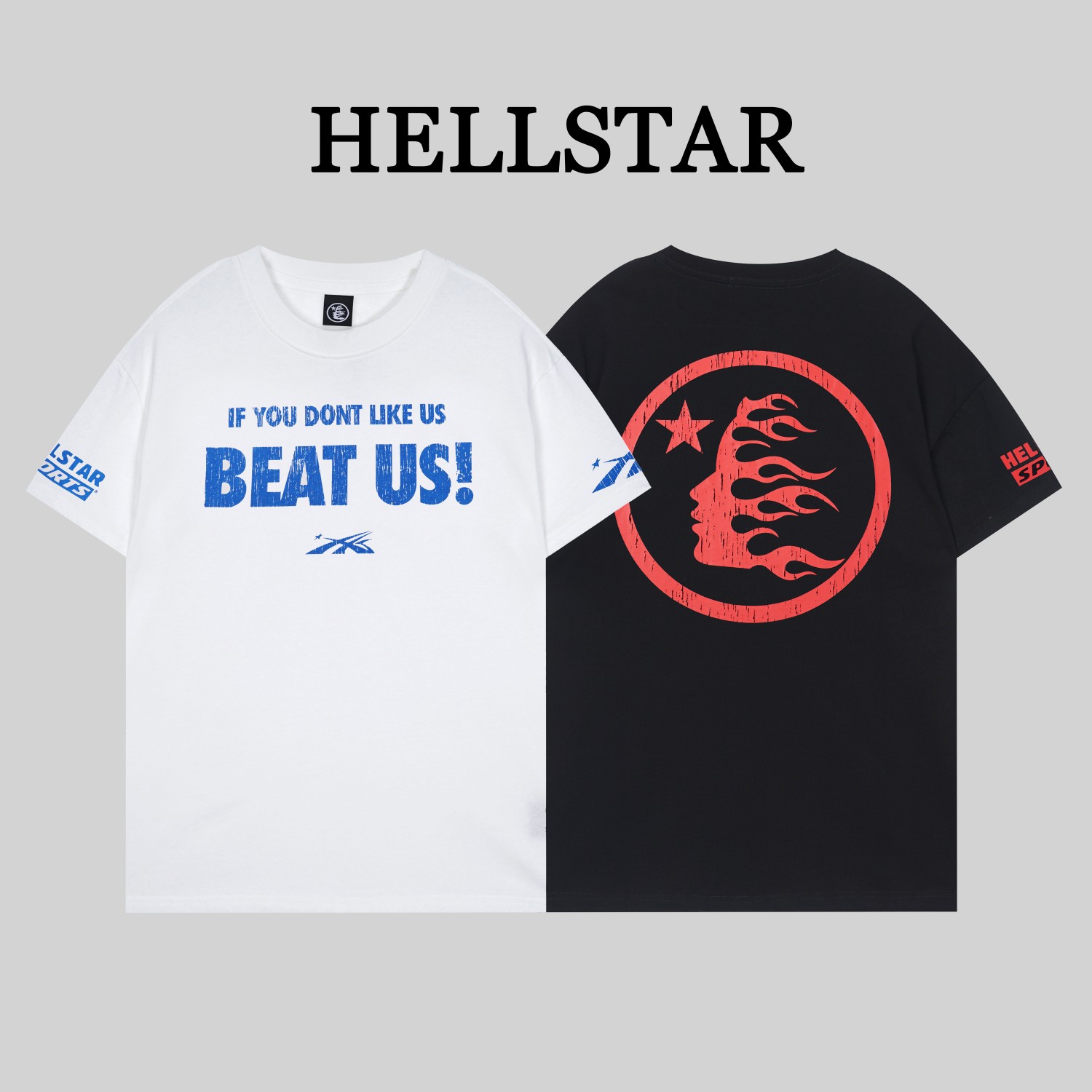 G1132# Hellstar*Estrella del Infierno//Camiseta nueva de principios de primavera 2024, confeccionada en algod…
