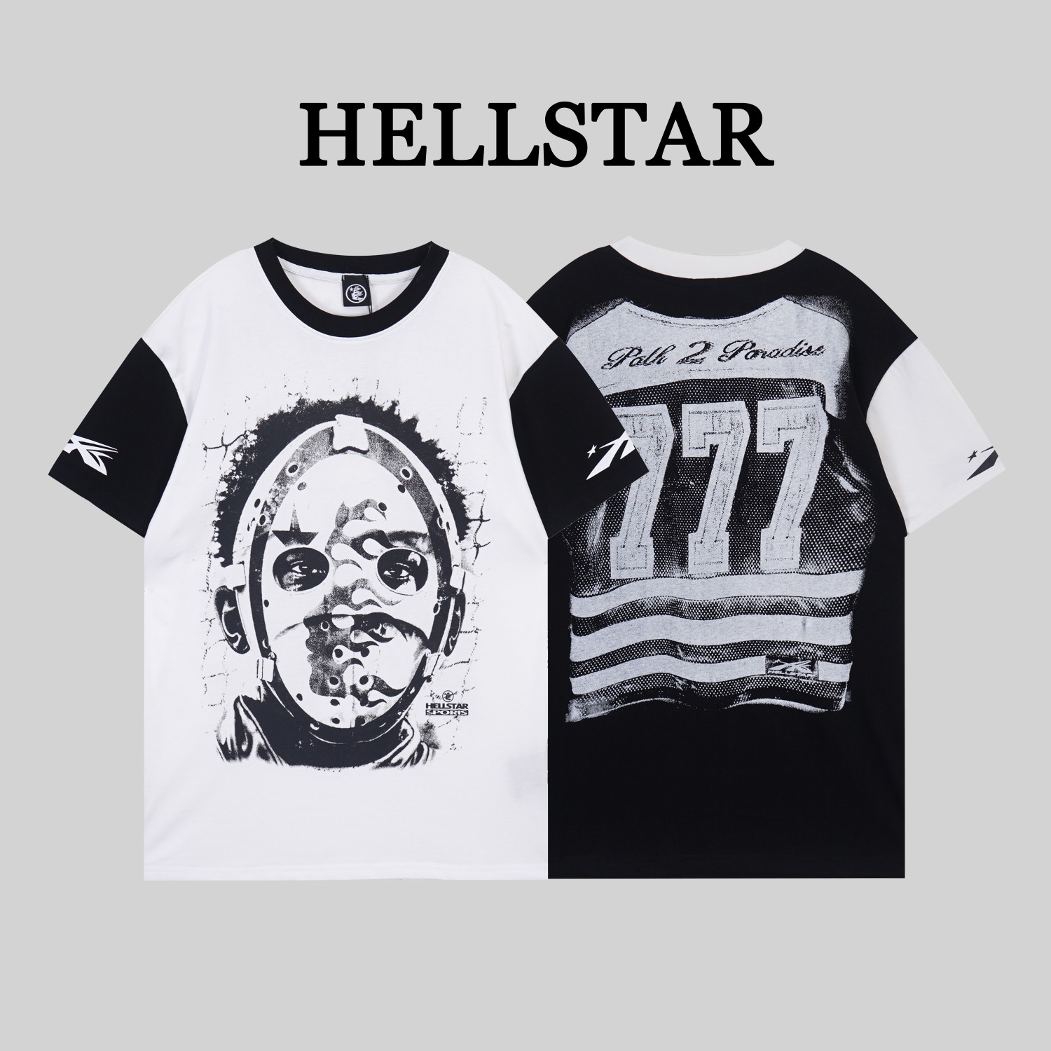 G1136# Hellstar*Estrella del Infierno//Camiseta nueva de principios de verano 2024, confeccionada en algodón …