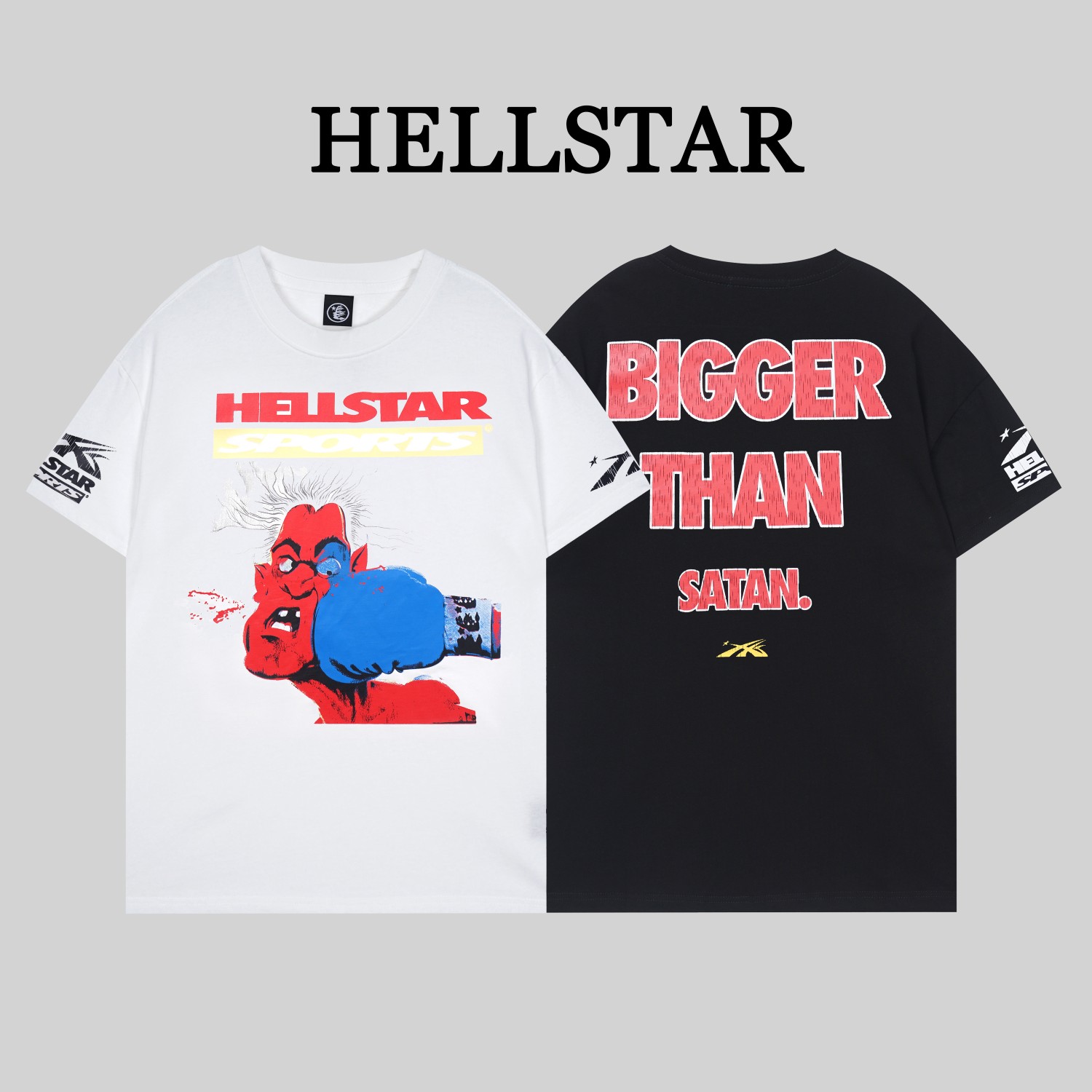 G1138# Hellstar*Estrella del Infierno//Camiseta nueva de principios de verano 2024, confeccionada en algodón …