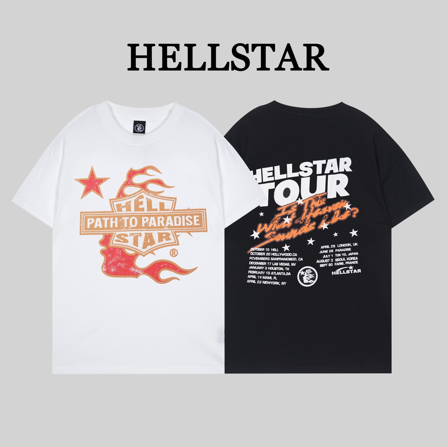 G1159# Hellstar*Estrella del Infierno//Camiseta nueva de principios de verano 2024, confeccionada en algodón …