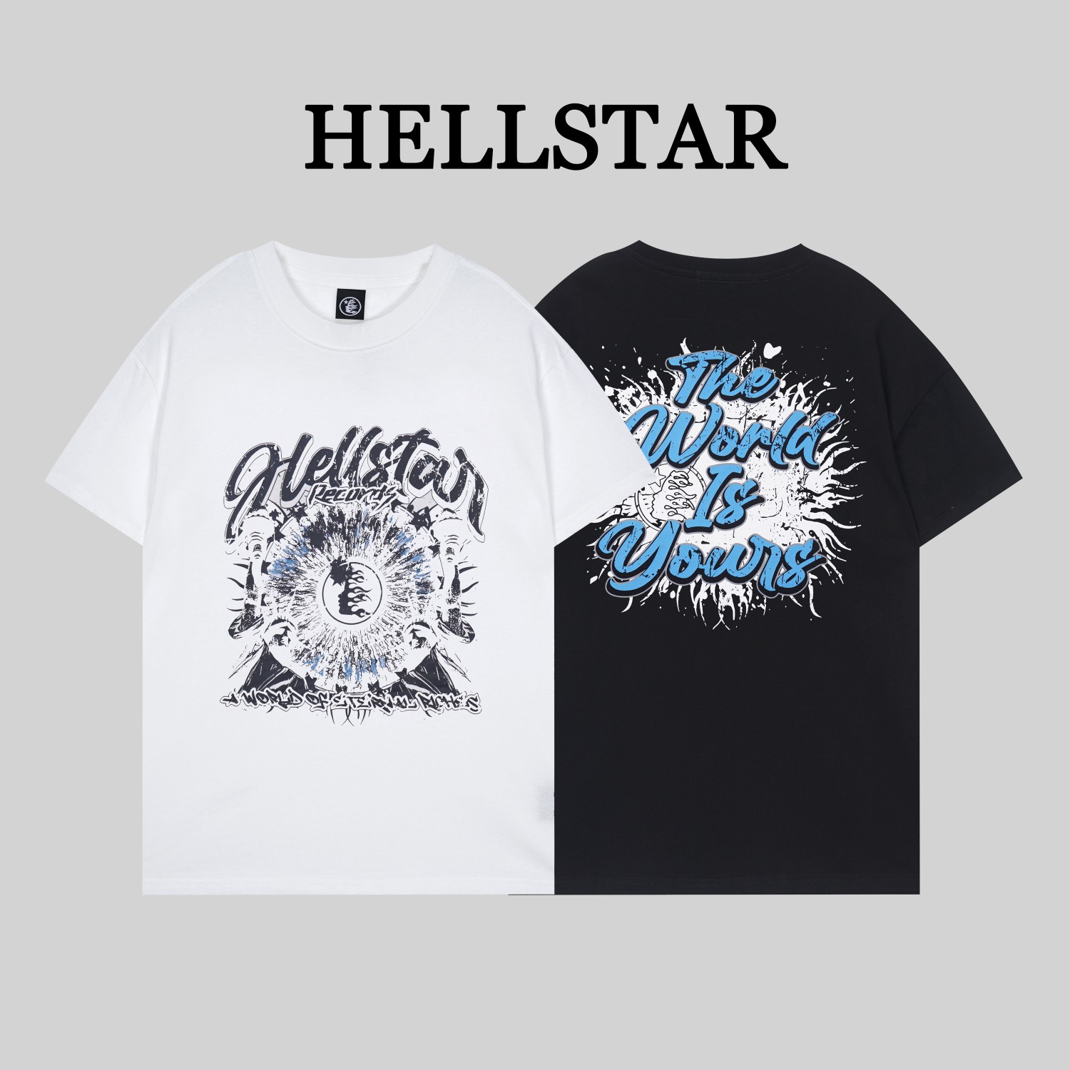 G1165# Hellstar*Estrella del Infierno//Camiseta nueva de principios de verano 2024, confeccionada en algodón …