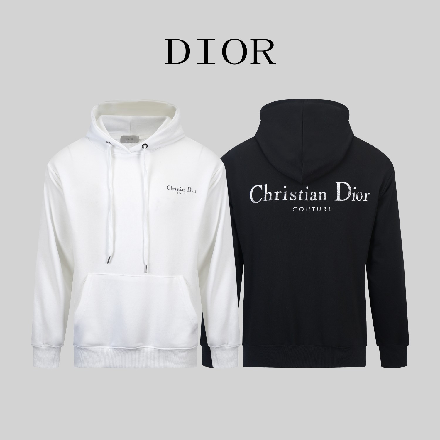 C569# DIOR* Nueva sudadera con capucha de otoño e invierno 2024 de Dior, confeccionada en tejido de puro algodón sudade…