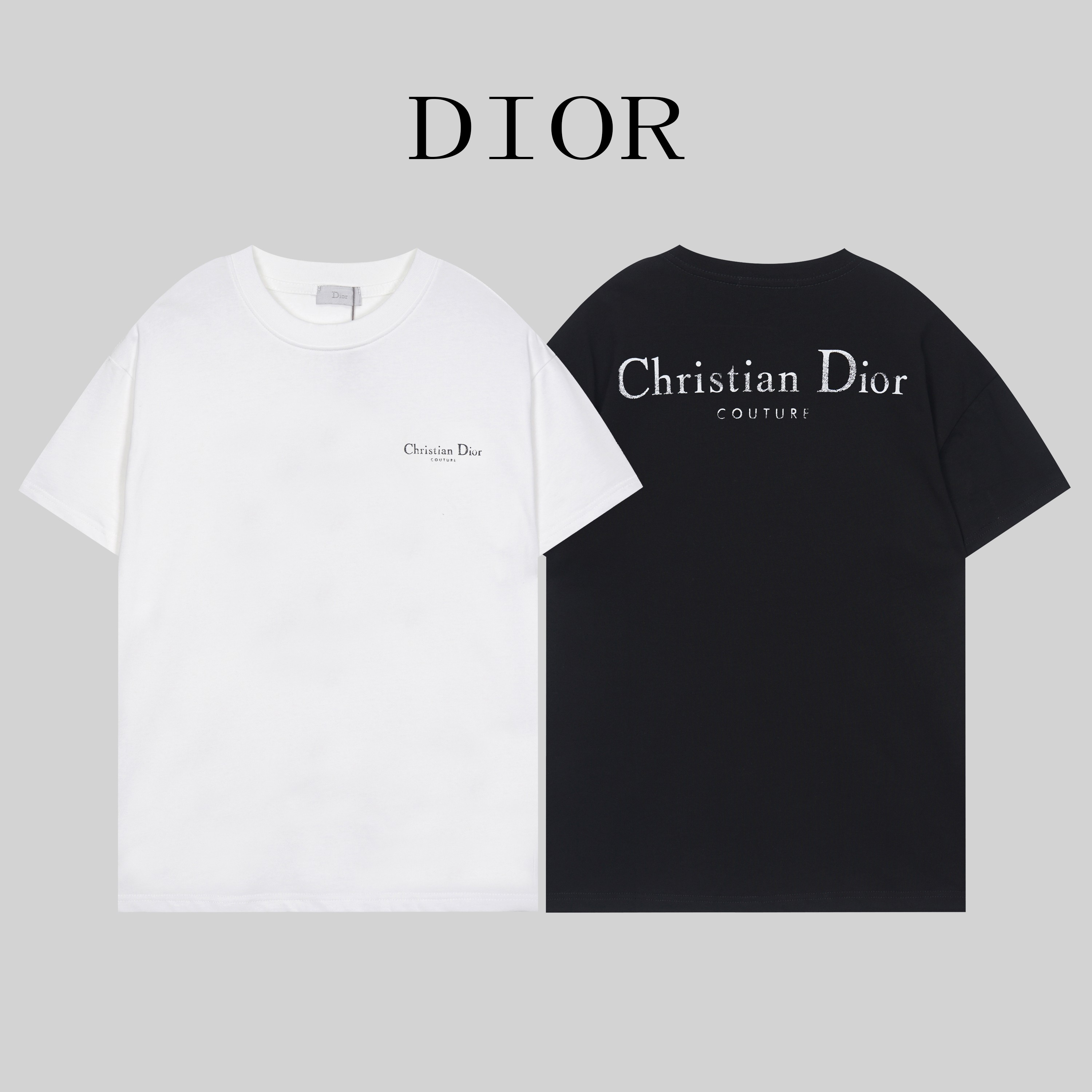 G1180 nueva camiseta de principios de primavera de 2025 de doble hilo de alta calidad #DIOR* Dior's, confeccionada con …