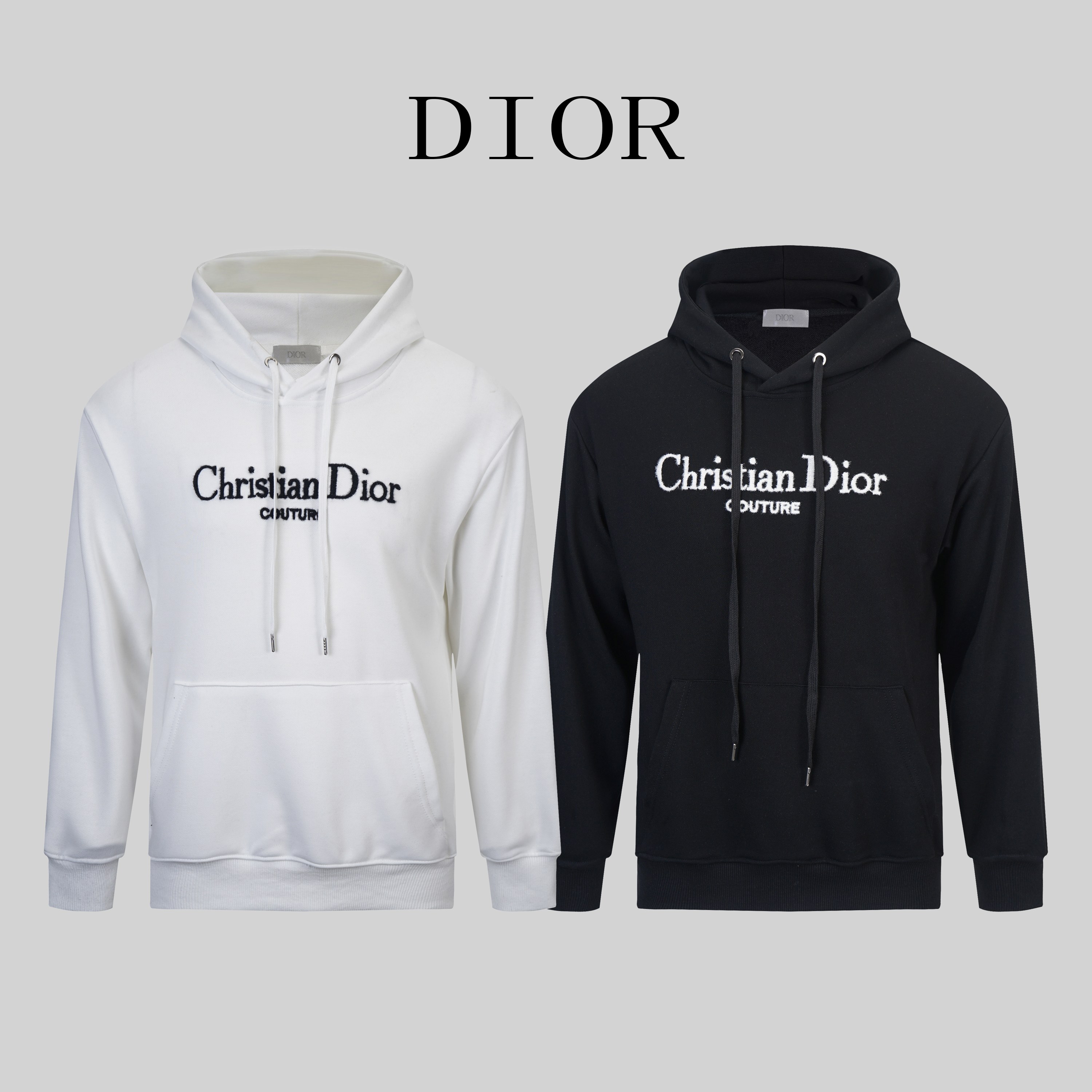 C571# DIOR* Nueva sudadera con capucha de principios de primavera 2025 de Dior, confeccionada en tejido de puro algodón…