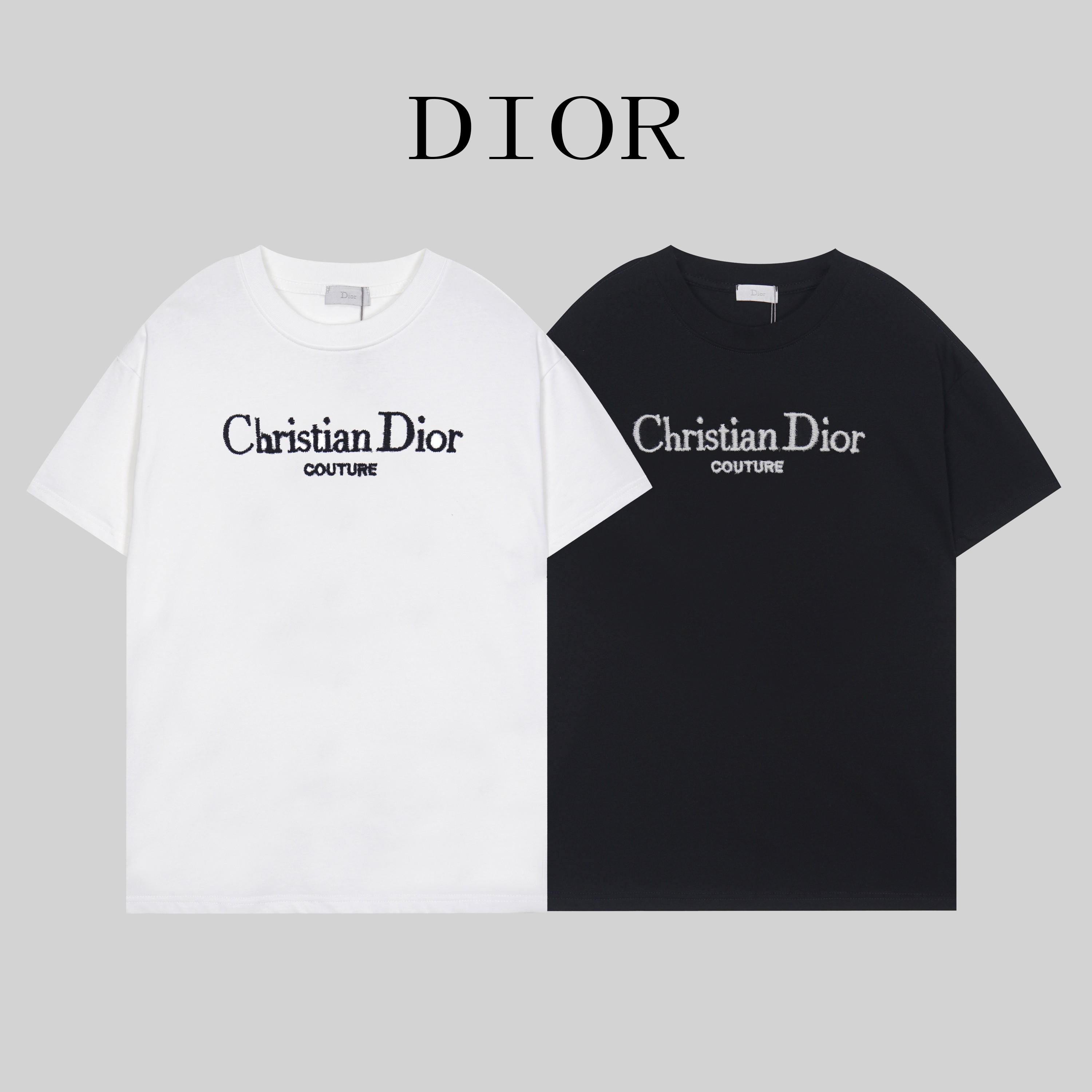 G1189 Nueva camiseta de principios de primavera de 2025 de Dior's de doble hilo de alta calidad #DIOR*, confeccionada c…