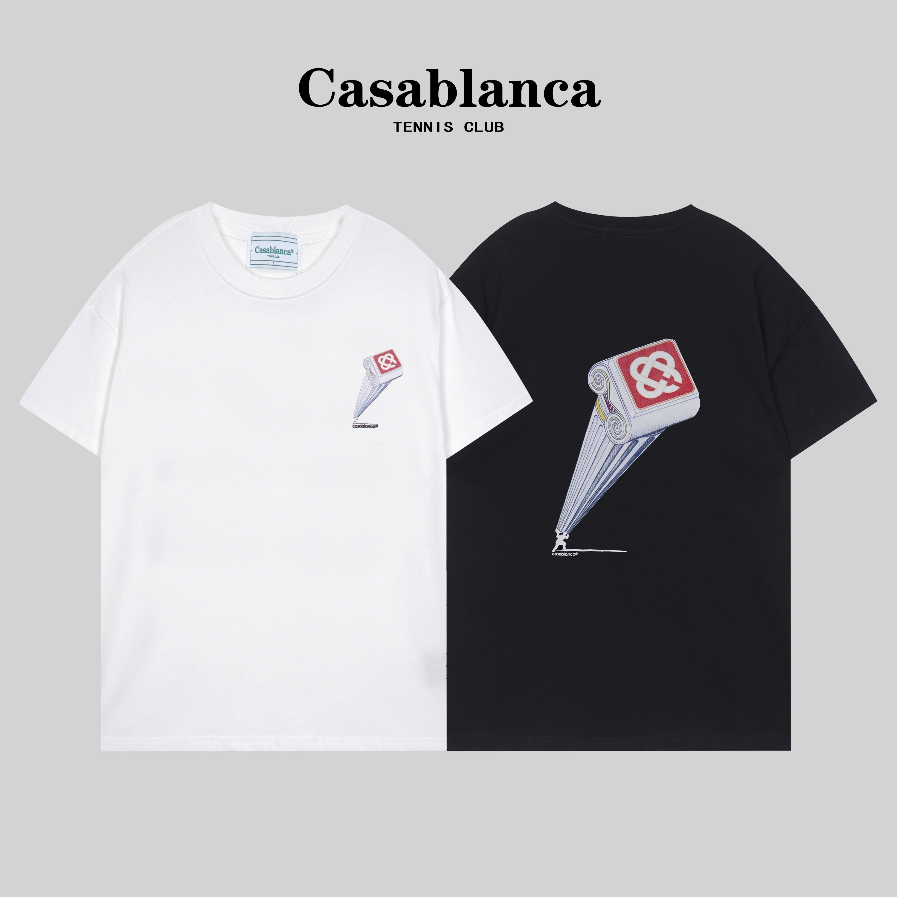 G1186 alta calidad doble hilo # Casablanca*Casablanca 2025 nueva camiseta de principios de primavera, utiliza…