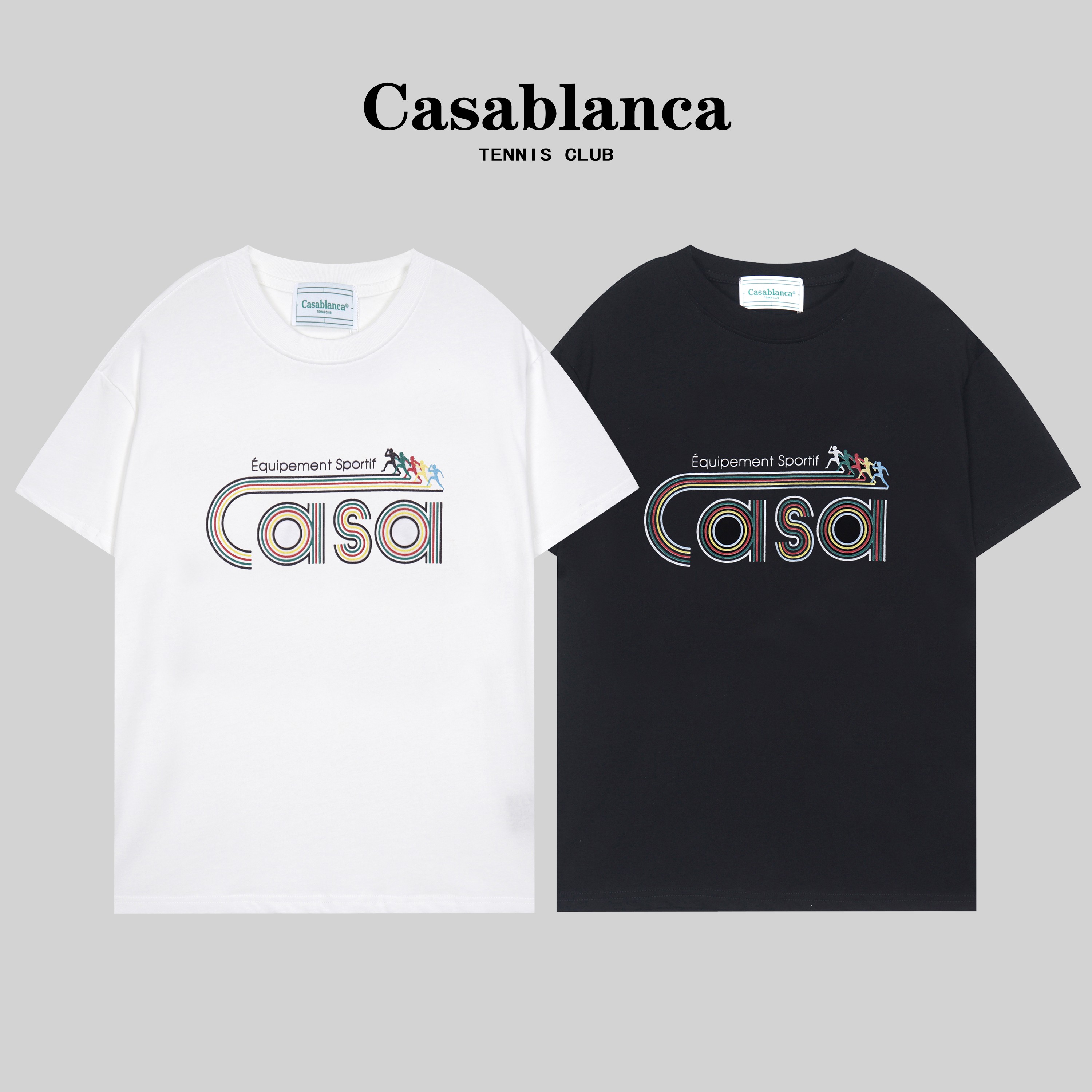 G1190 alta calidad doble hilo # Casablanca*Casablanca 2025 nueva camiseta de principios de primavera, utilizando tela d…