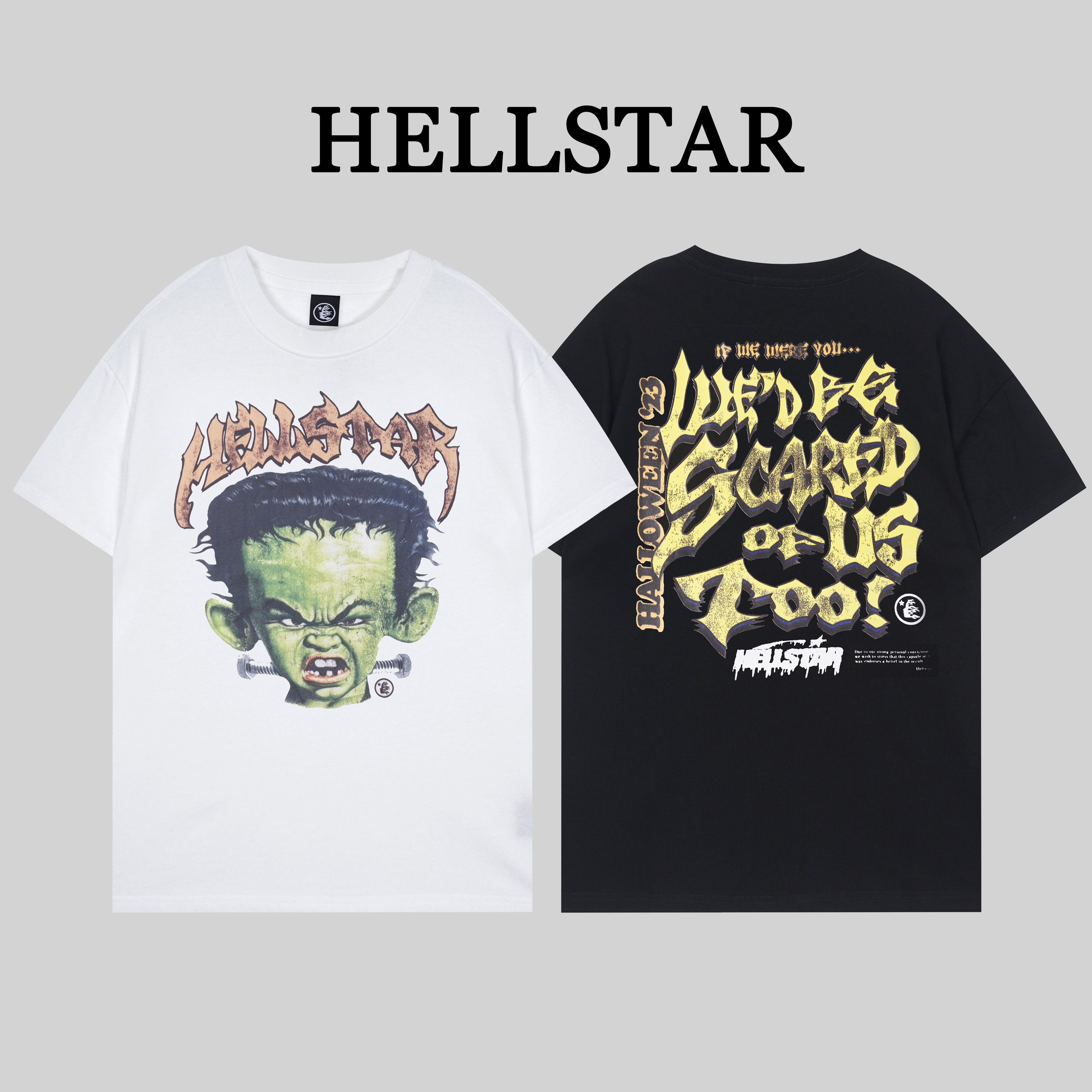 G1183# Hellstar*Hell Star//2025 new T-shirt, using 260g high-quality double yarn pure cotton fabric, American…