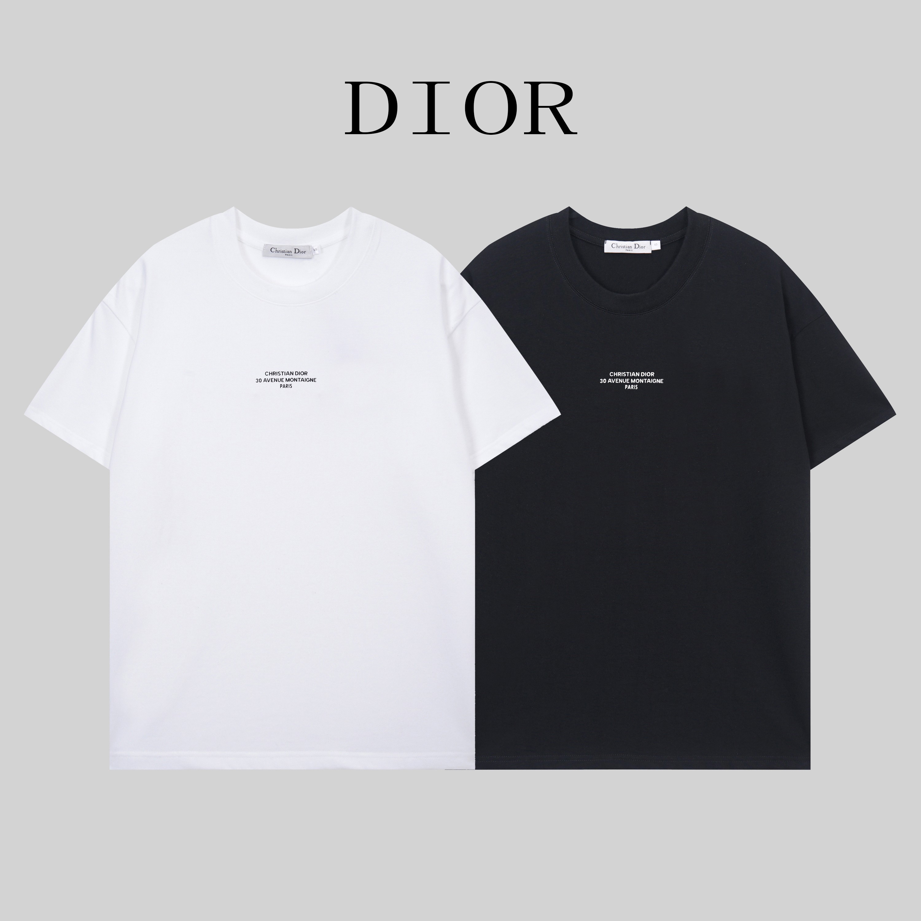 T113#DIOR* La nueva camiseta Dior de principios de otoño de 2025 está confeccionada con 280 gramos de tela espesada de …