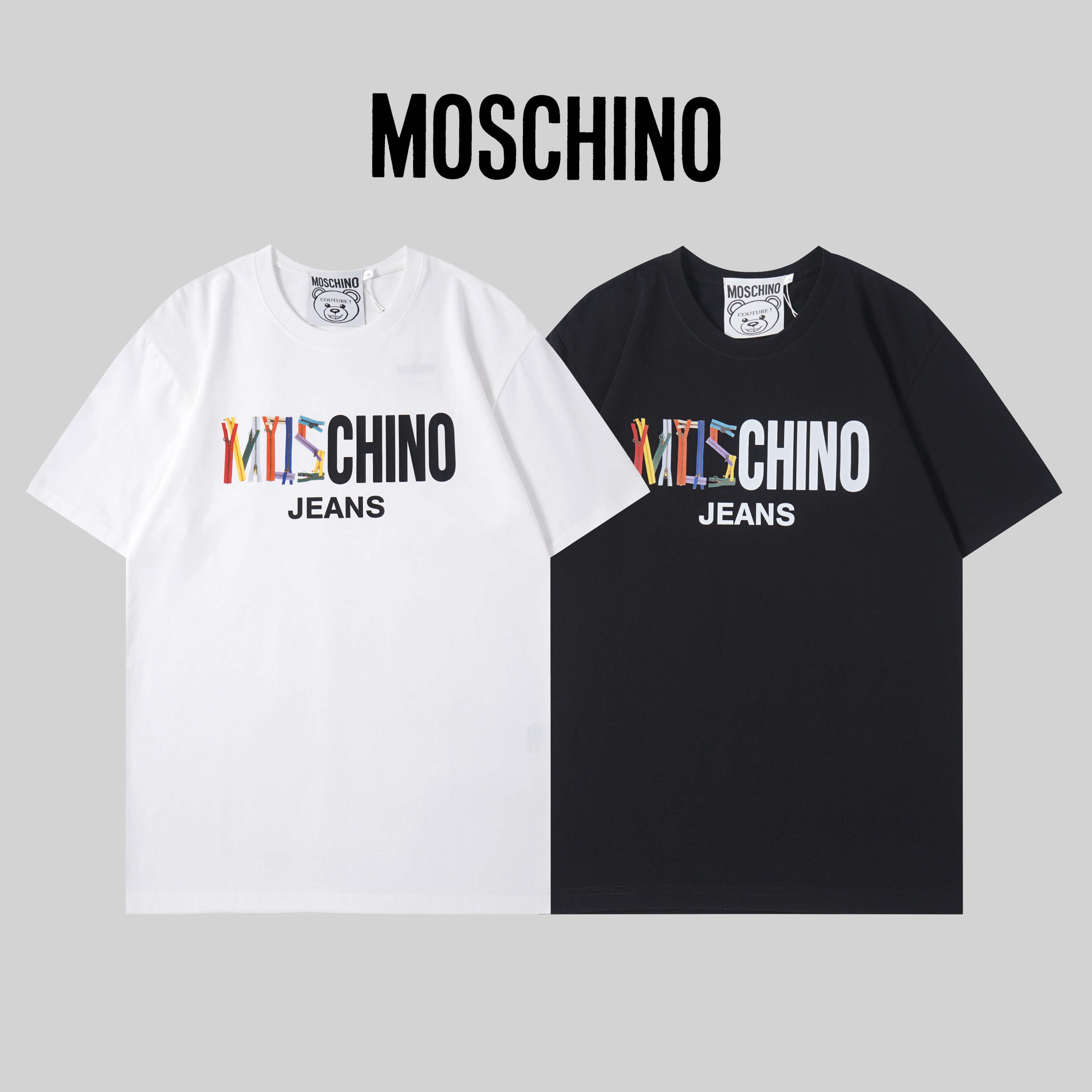 T133/ Moschino/ Moschino Camiseta, confeccionada en algodón puro de alta calidad de 260 g, versión oficial pe…