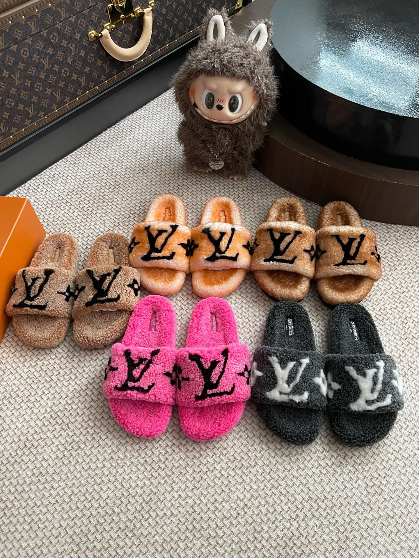 NO:488722,Combination picture: Only made of original color matching, furry slippers, slippers19860909组合图 只做原版配色,毛毛鞋拖鞋,slippers,Women's Shoes