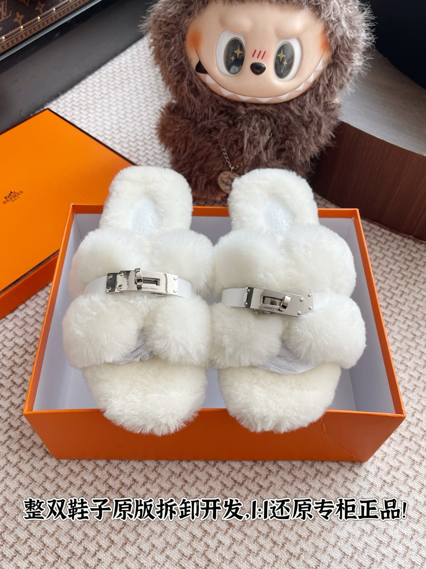 NO:488595,All details are welcome to compare casually, furry slippers, slippers19860909细节全对版 欢迎随意对比,毛毛鞋拖鞋,slippers,Women's Shoes