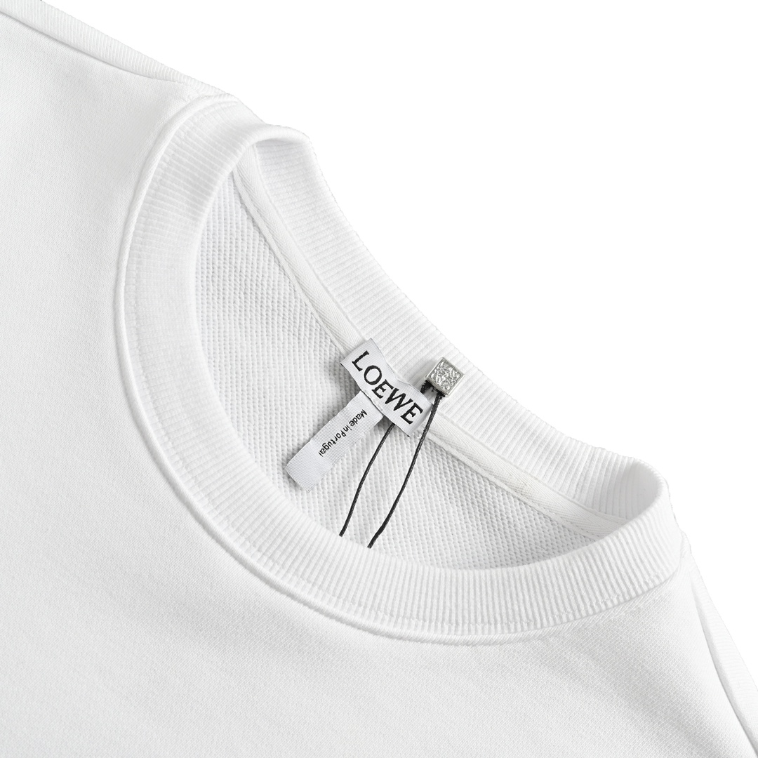 Loewe /罗意威 经典刺绣logo圆领卫衣