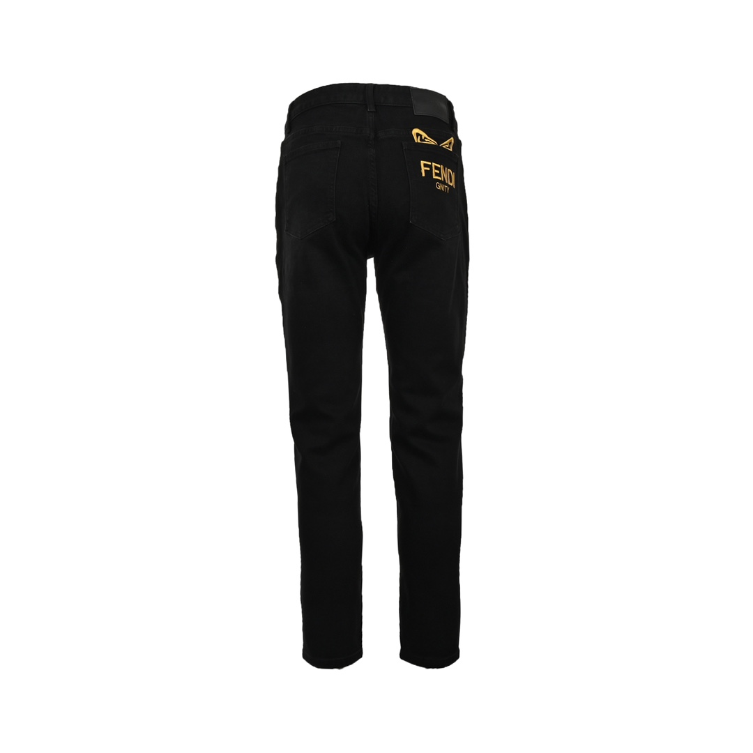 Fendi/芬迪 23Fw 后背口袋刺绣牛仔裤