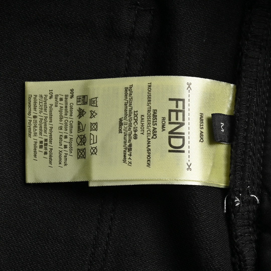Fendi/芬迪 23Fw 后背口袋刺绣牛仔裤