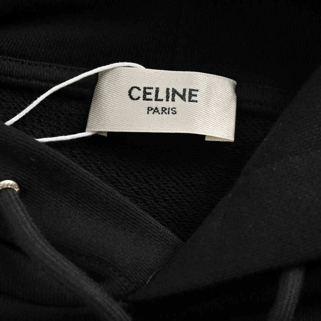 Celine/赛琳 25Fw 凯旋门刺绣连帽卫衣