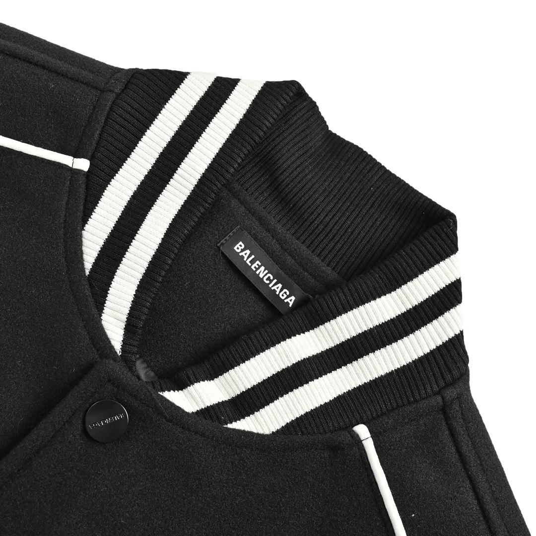Balenciaga/巴黎世家 可乐刺绣棒球服夹克外套-High Quatity Cheap Brand wholesale wholesaler seller Clothes Bags handbags Sneakers Top Fashion Clothing Shoes from China Factory Chinese suppliers best Quality Beautiful Price Balenciaga/巴黎世家 可乐刺绣棒球服夹克外套