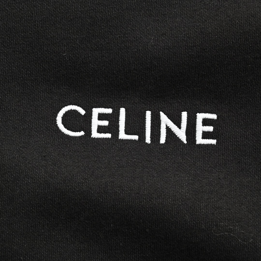 Celine/赛琳 23Fw 刺绣小标红边织带套装外套