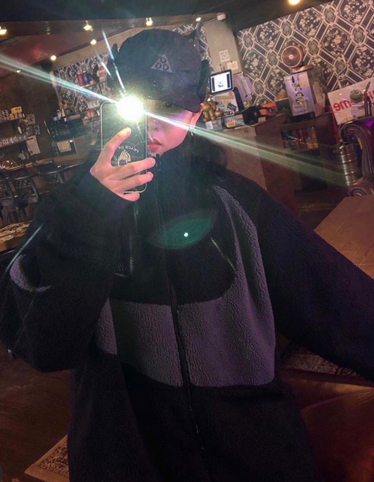 NikeNike BigSwoosh big hook big LOGO polar fleece coat upper body effect