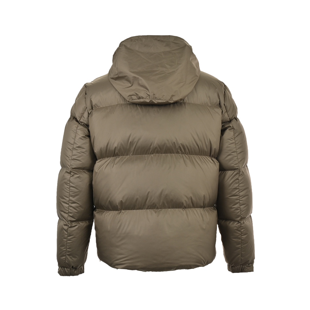 Moncler /蒙口 23Fw BESBRE 皮拉链短款羽绒服