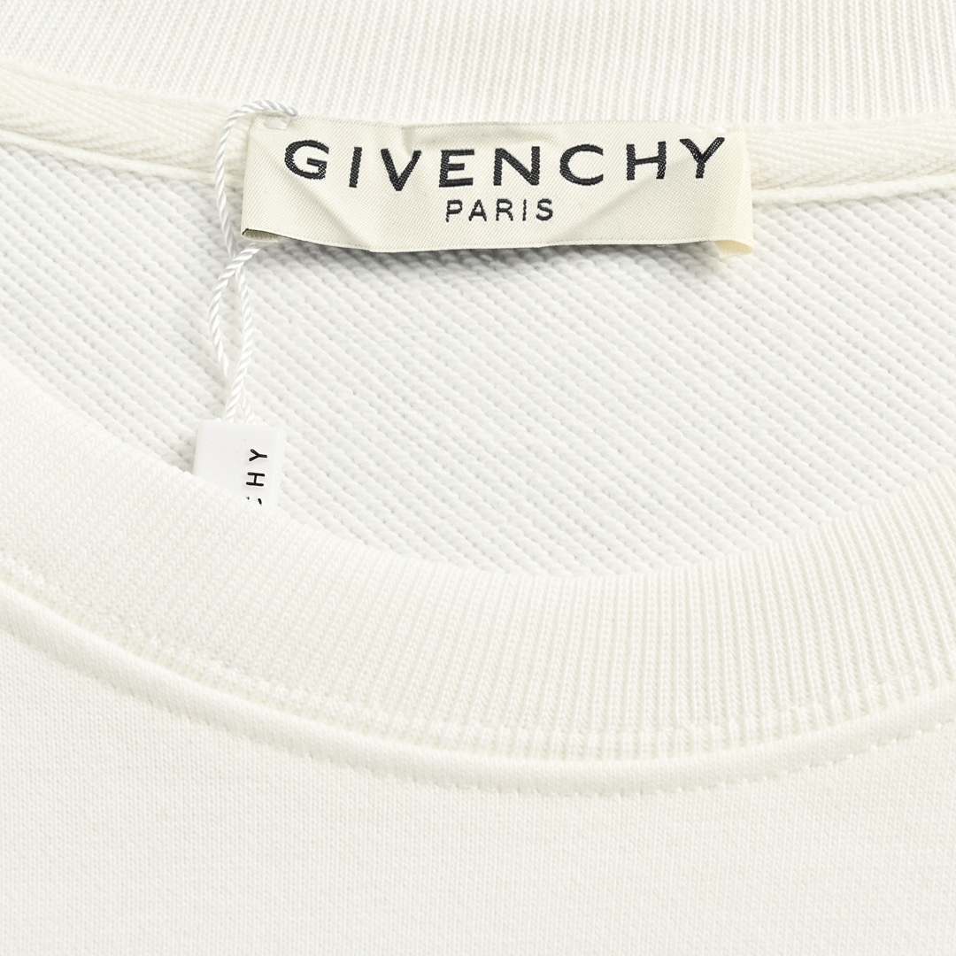 GIVENCHY /纪梵希 24Fw 前后植绒4G圆领卫衣