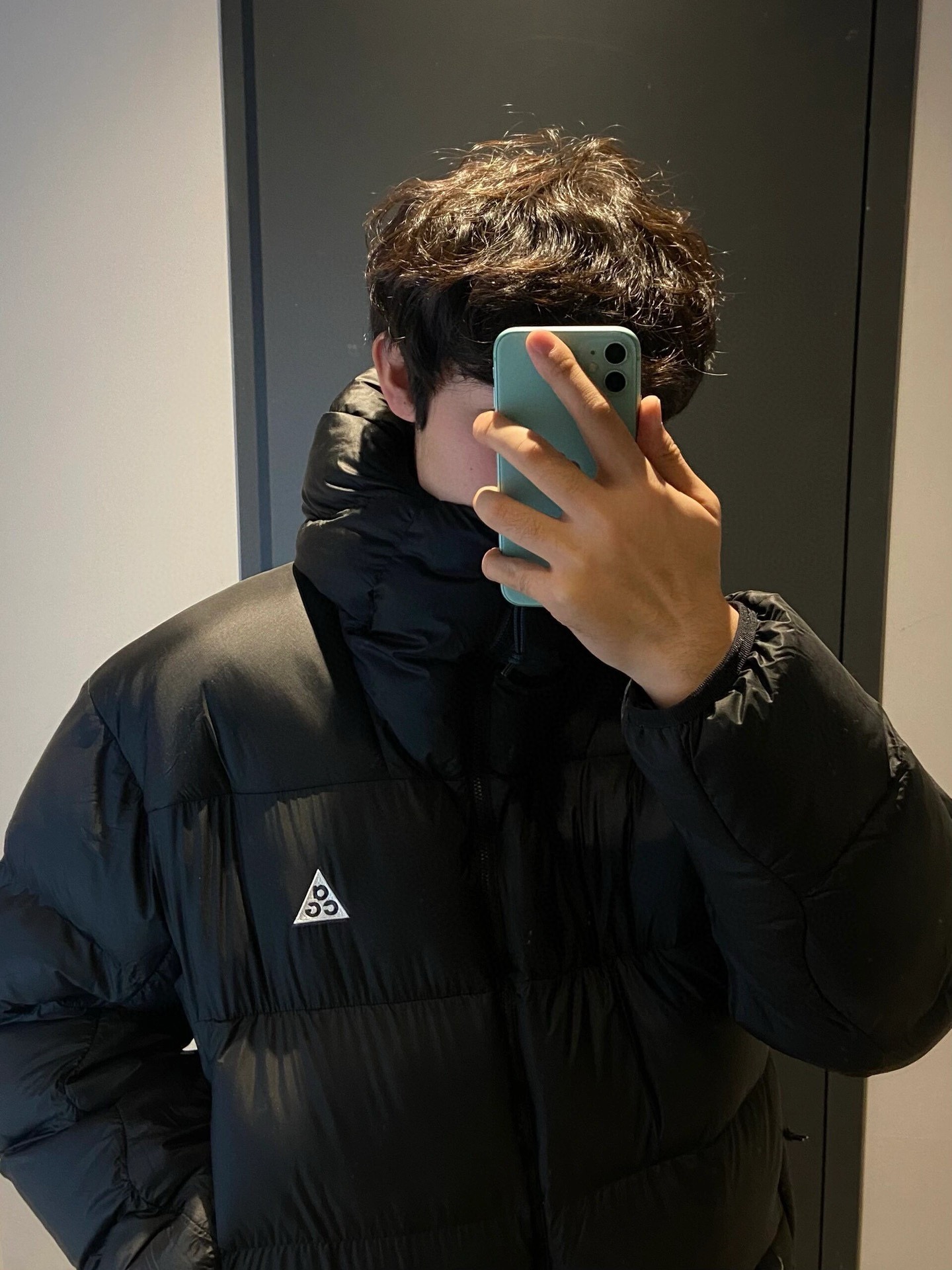 NikeACG series hooded down cotton coat coat upper body effect