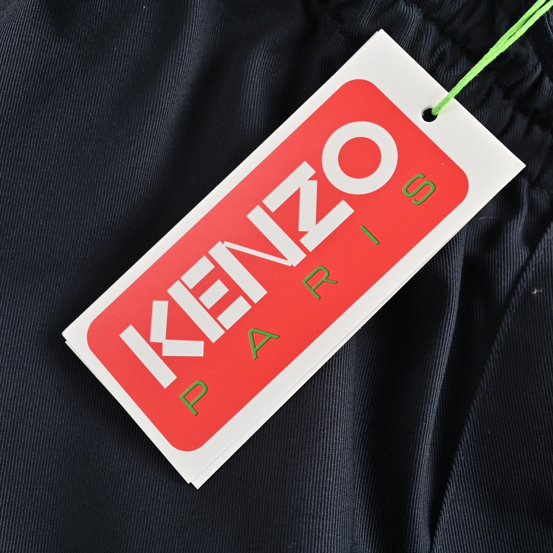 Kenzo/高田贤三 23Fw 方标字母LOGO工装长裤