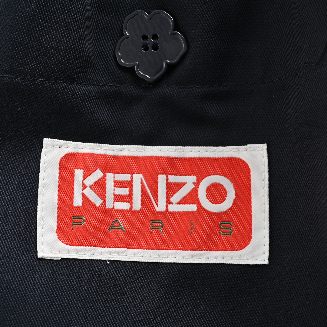 Kenzo/高田贤三 23Fw 方标字母LOGO工装长裤