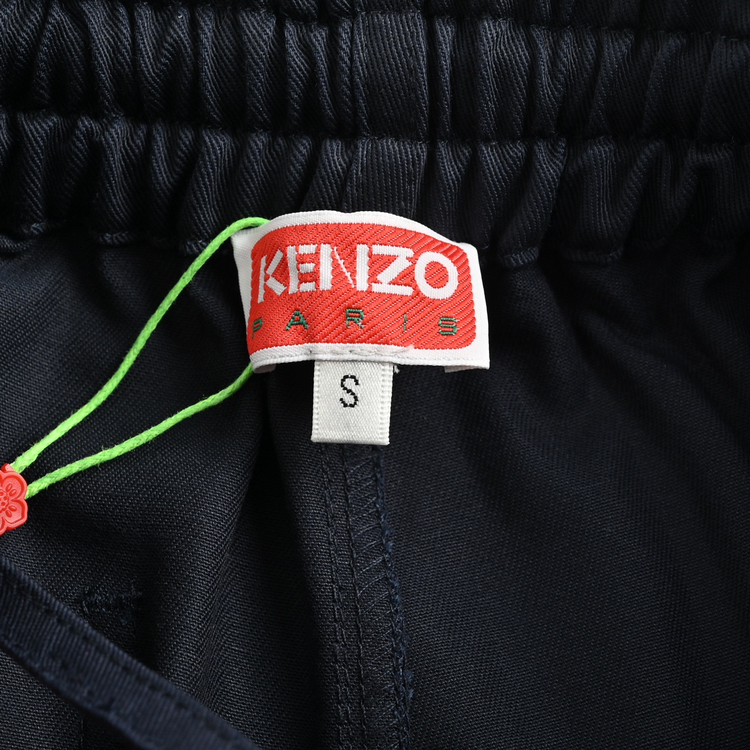 Kenzo/高田贤三 23Fw 方标字母LOGO工装长裤