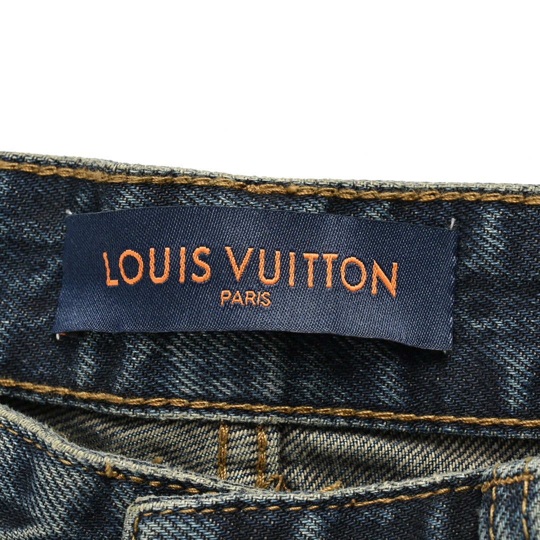 Louis Vuitton /路易威登 23Fw 工具刺绣牛仔裤