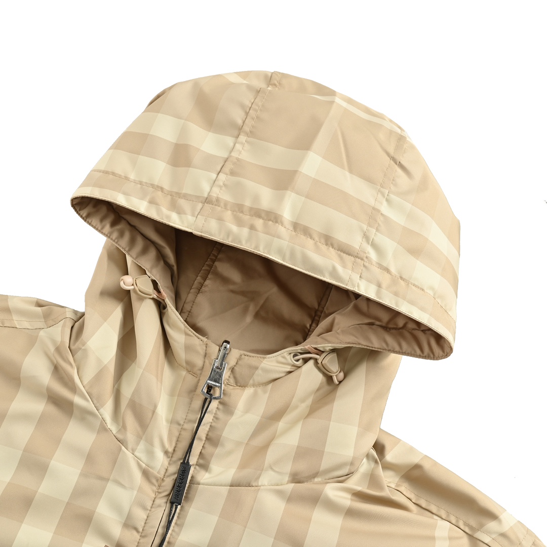Burberry/巴宝莉 23Fw 格纹双面穿连帽棉服 Bur*erry 2023 FW 秋冬新款